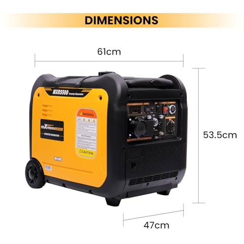 maXpeedingrods 5500W Portable Inverter Generator Petrol Silent Pure Sine Wave Generator for Camping, RV Travel,Home,or Jobsites - Image 7