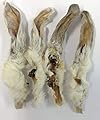 Rabbit Ears with Fur 1kg Natural Dog Treats Chews Hypoallergenic Hair