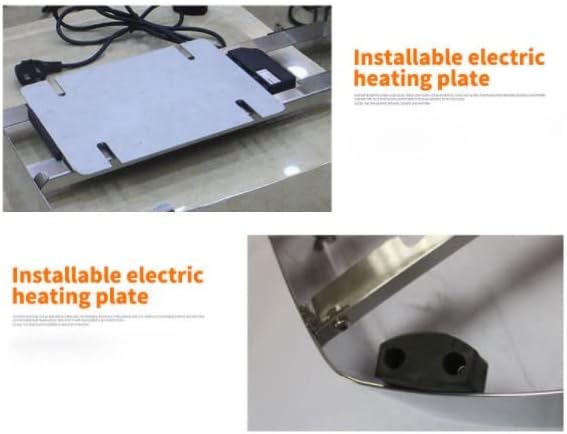 Estufa Buffet Eléctrica Cuadrada 6L de Acero Inoxidable miniatura 8