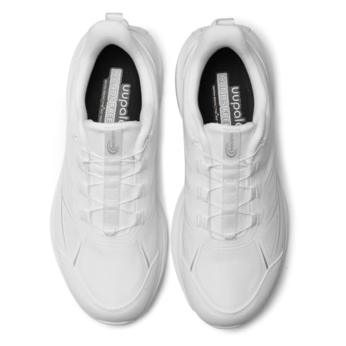 Image of uupalee World's First Adjustable Hands Free Shoes for Women Men - Self Lacing Walking Shoes with Innovative Design, No-Tie Laces, No-Bend Convenience, Slip on & Slide & Go