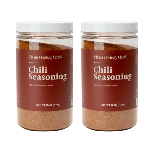 Clean Monday Meals Chili Seasoning Mix — Bold Blend for Chili &amp; Soups