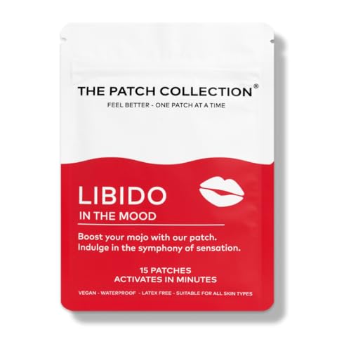 The Patch Collection - High Potency Libido Patch | Ginseng Tribulus Terrestris L-Arginine Fo-Ti | 100% Natural & Vegan Latex Free (Pack of 15)
