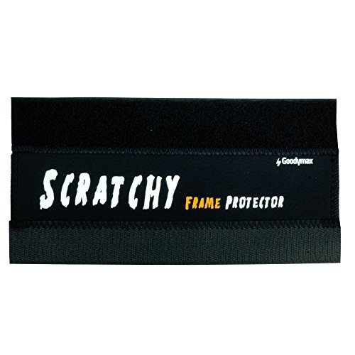 Goodymax Kettenstrebenschutz Scratchy - Kettenstrebenschutz aus Neopren - Schwarz - 230 mm x 115 mm