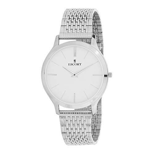 Image of Escort Analog Silver Dial Men's Watch-E 1700-5300 SM