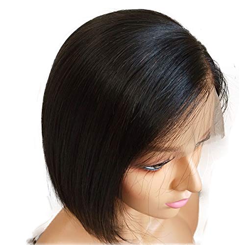 Hair 13x4 Lace Front Wigs Short Bob Straight Brazilian Remy Human Hair Bob Wigs for Black Women Human Hair Lace Front Wigs 8 Inches
