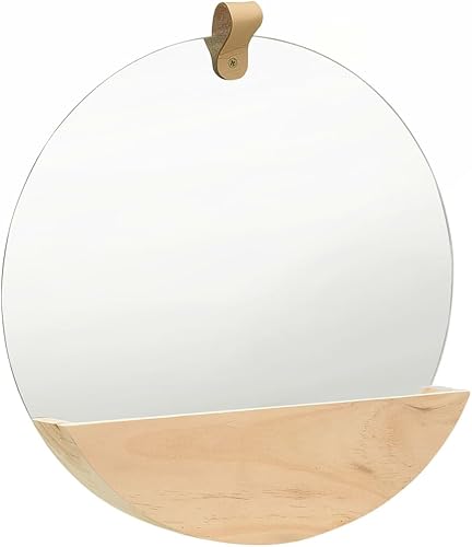 Miniatura 2 de Espejo de pared, espejo para sala de estar, espejo de pasillo, espejos para pared, espejo de baño, con compartimento de almacenamiento, para sala de