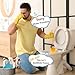 Donald Toilet Brush, Novelty Political Gag Gift, Funny Prank Package Toilet Brush Your Toilet Great Again for Bathroom Cleaning(Type 2, with Holder)