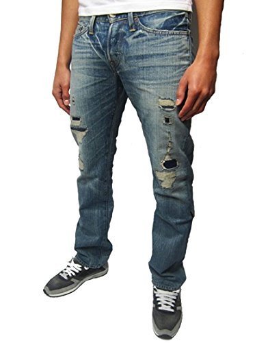 Evisu Genes Men's Private Stock Selvedge Denim Nagoya Jeans Blue (EVJN046) 33 Reg