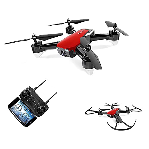 Avión no tripulado aéreo con cámara FPV, WiFi y control por aplicación para principiantes