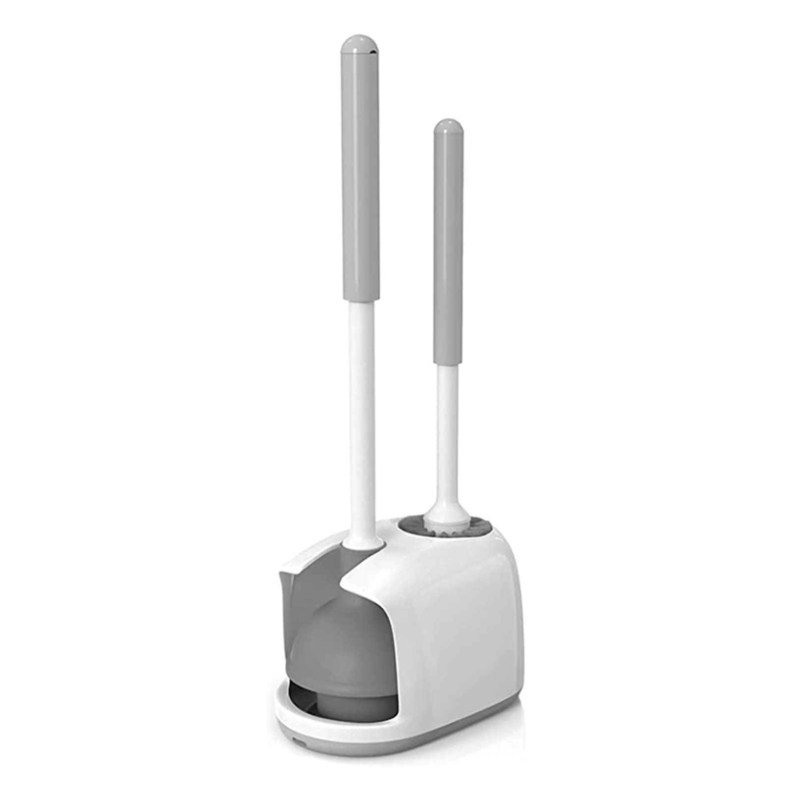 Accessori per WC Punnello e spazzola for servizi igienici, 2-in-1Heavy Duty Plunger Set Spazzola for ciotola e Pollunger Combo con supporto for la pulizia Accessori for il bagno Draga di fogna