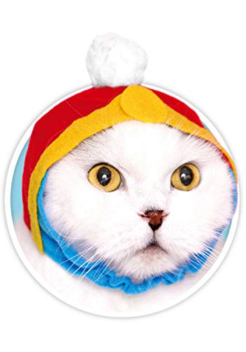 Kitan Club Cat Cap - Pet Hat Blind Box Includes 1 Of 5 Cute Styles - Soft, Comfortable - Authentic Japanese Kawaii Design - Animal-Safe Materials, Premium Quality (Kirby) #TOP5