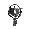 ETOPARS Universal Microphone Shock Mount Mic Anti Vibration Suspension Studio Shock Mount Holder Clip 45mm for 44mm-50mm Diameter Condenser Mic Black #4