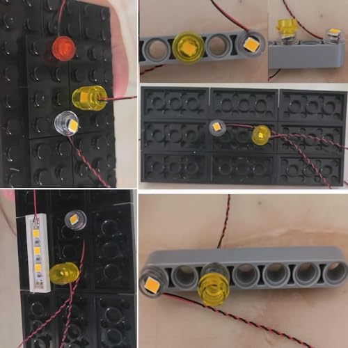 Zestaw oświetlenia USB do LEGO 10232 Palace Cinema Building Blocks Model (nie jest dołączony do modelu)