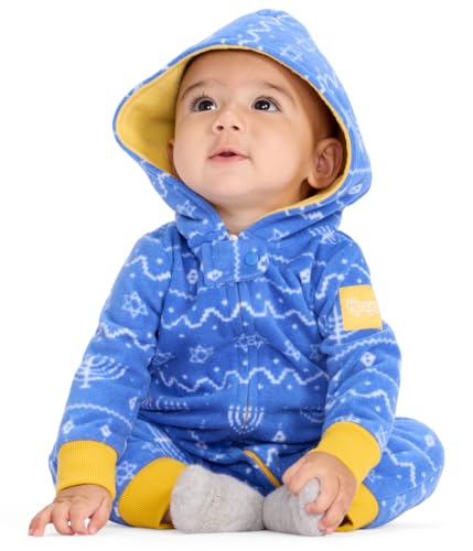 Image of Tipsy Elves Baby & Toddler Hanukkah Jumpsuits - Youth Holiday Outfit for Photos and Events