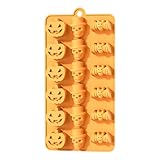 Molde Para Caramelos Halloween | Moldes de Silicona para Caramelos y Chocolate - Utensilios De Horneado Resistentes A Altas Temperaturas Para Postres De Fiesta Galletas Decoración De Pastel De Gelatin