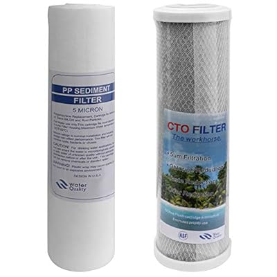 External RV Dual Water Replacement Filters for RVs Boats Motor Homes Marines,Maximize Water Quality