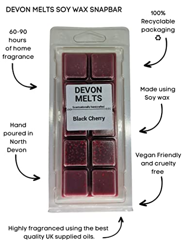 Devon Melts - Black Cherry - Highly Scented 100% Soy Wax Snapbar - Image 3