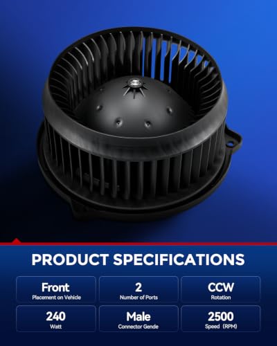 Image of KAX 700312 AC Blower Motor for Eclipse /Galant 2006-2012, Endeavor 2006-2011