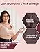 Momcozy Wearable Milk Collection Cups with Storage Bags (5 oz), Direct-to-Bag Breast Milk Bag Combo, Breast Pump Parts for Momcozy V1 Pro/V2 Pro/V1/V2 Pump & Most Electric Breast Pumps, 2 Pack