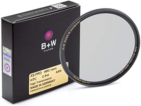 B + W Circular Polarizer Kaesemann - Xtra Slim Mount (XS-PRO), HTC, 16 Layers Multi-Resistant and Nano Coating, Photography Filter, 86 mm