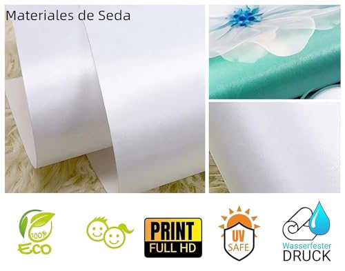 Papier peint panoramique soie : la solution pour un mur d'arrière-plan simple et rétro - 7