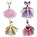 7 Inch Desk Goose Outfits, 4 Pack Desk Geese Costumes Tutu Dress for Valentine's Day Easter 4th of July, Spring Festive Desktop Magnetic Goose Statue Clothes, Holiday Party Photo Prop Home Table Decor