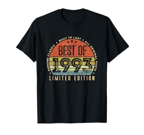 Vintage 1993 Limited Edition Retro Best of 1993 Hommes Femmes T-Shirt