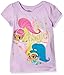 Shimmer and Shine Little Girls' Toddler Short Sleeve T-Shirt, Lilac, 4T