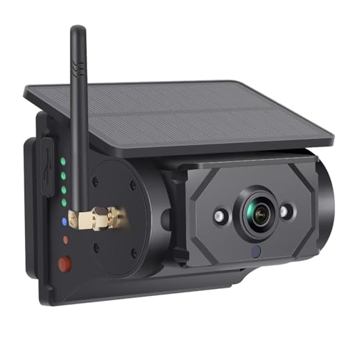 Image of Magnetic Solar Wireless Backup Camera: Suitable for 5 inch /7 inch /10 inch DVR Portable Scratch-Proof Truck Trailer Hitch Rear View Camera Rechargeable 1080P RV Camper（Attention: Purchased Separately Cannot use）