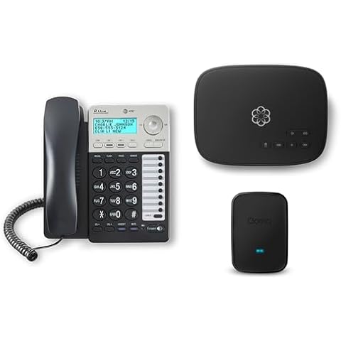 Ooma Home Office Phone Service Bundle with Concierge 24/7 Support. Includes Unlimited North America Calling, 2 Lines, 3-Way conferencing, Call Blocking, Mobile app. Subscription Required Cover