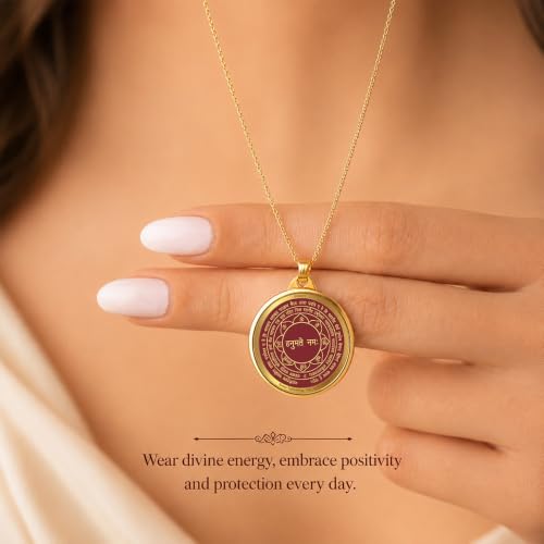 Image of DIVINITI 24K Gold Plated Double-Sided Religious Pendant with Premium Gift Box, Spiritual Locket for Men & Women, Devotional Jewellery for Gifting & Everyday Wear