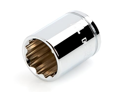 Image of TEKTON 3 /8 Inch Drive x 17 mm Shallow 12-Point Socket | SHD12317