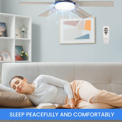 Breezly Ceiling Fan Remote Control With Reverse Button Replacement For Hampton Bay Wireless Transmitter - Speed And Light Universal Fan-Hd6 #TOP3