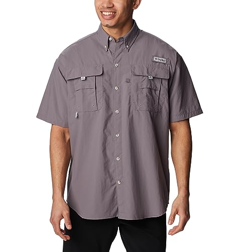 Image of Columbia Men Omni-Shade Bahama II Hiking and Trekking Short Sleeve Shirt