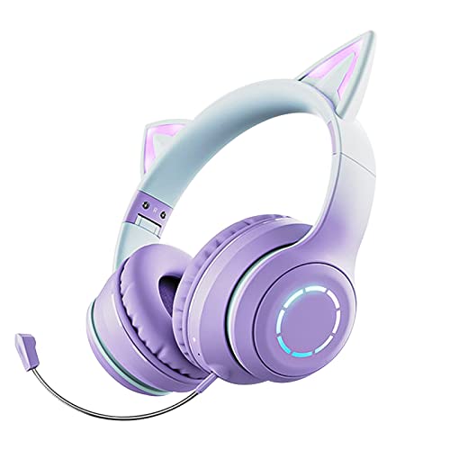 Amazon.co.jp: Bluetooth5.1 猫耳ヘッドホン ねこみみヘッドセット