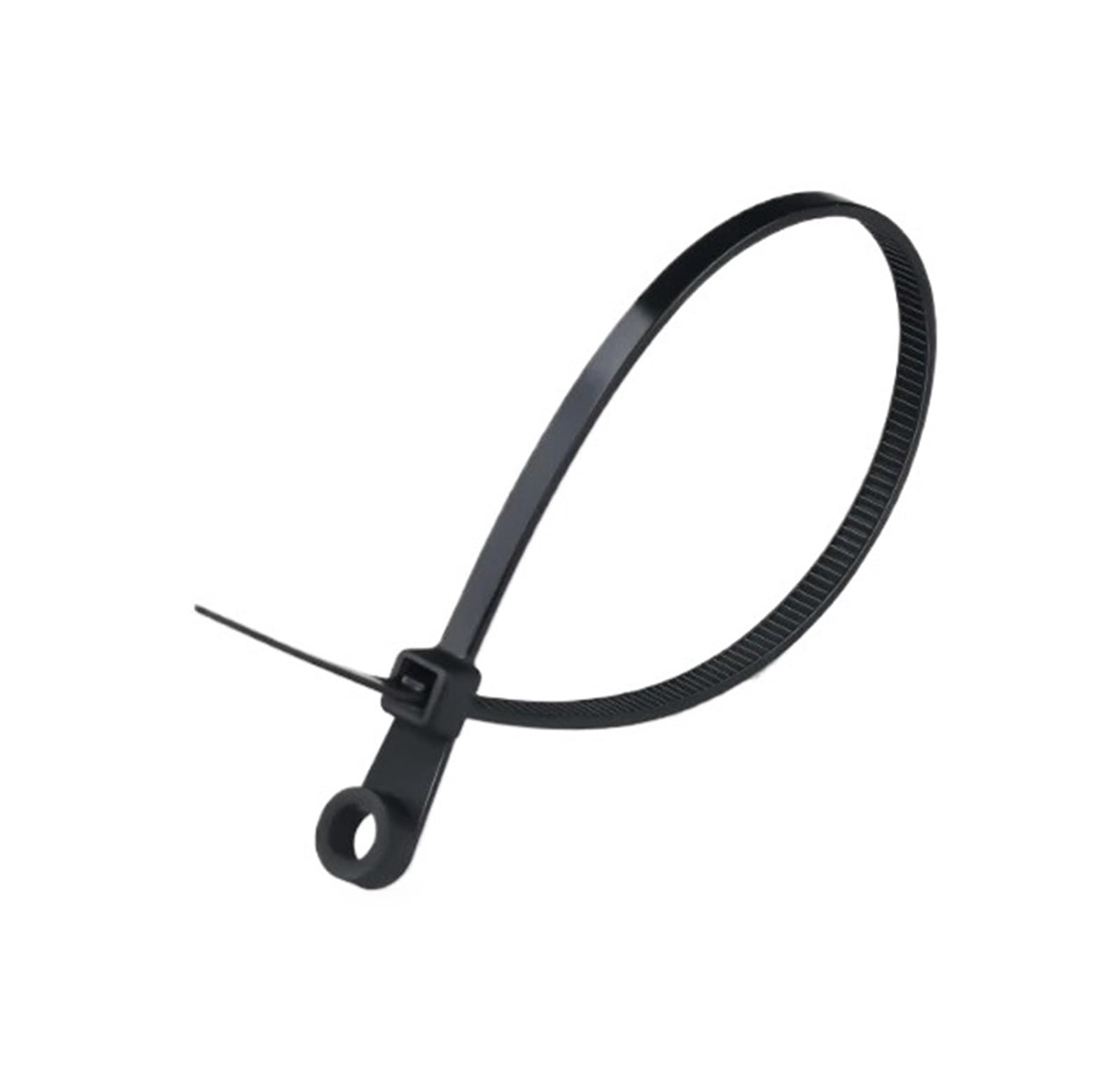 Lot de 100 serre-câbles en nylon Largeur : 7,5 mm Câble en plastique en nylon Bride de serrage enveloppe autobloquante Couleur blanc noir Fourniture industrielle série 10 (10 x 400 mm largeur 7,5,10