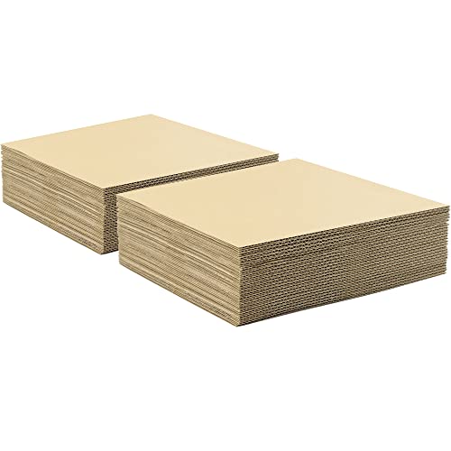 Image of Golden State Art 50 Pack 8x10 Corrugated Cardboard Sheets 1 /8 inch Flat Inserts