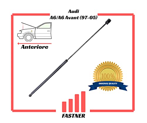 Compatibile con Audi/VW Ammortizzatore Molla Gas Pistone Pistoncino Anteriore Cofano Motore A6 (1997-2005), Passat (1996-2010) 3B0823239A 3B0823359 3B0823359B 4B0823359A 4B0823359B 4B0823359C