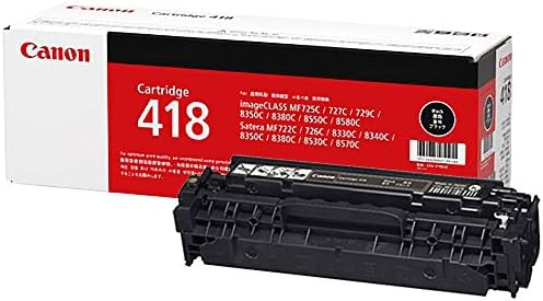 Amazon | Canon CRG-418BLK 純正トナーカートリッジ418 ブラック CRG  