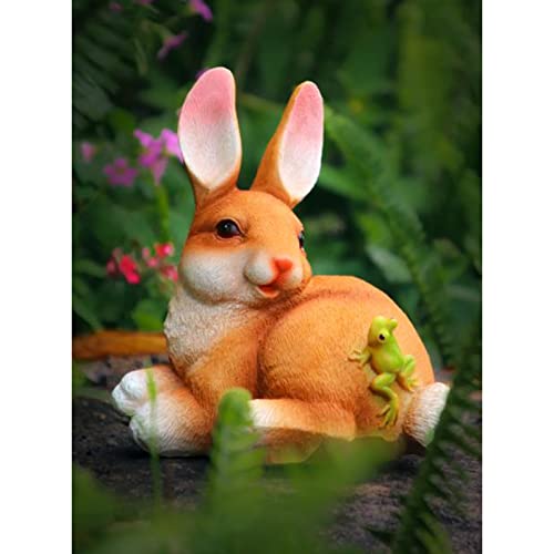 Lapin en résine déco extérieure durable pour sublimer une cour