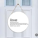 Lustige Definition Of Love Wandkunst – lustige Zitate und Sprüche zum Aufhängen