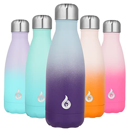 Image of BJPKPK 12oz Small Insulated Water Bottles Stainless Steel Water Bottle for Travel,Ocean Dream
