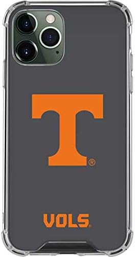 Skinit Clear Phone Case Compatible with iPhone 12 Pro Max - Officially Licensed University of Tennessee-Knoxville T Logo Vols on Gray Design