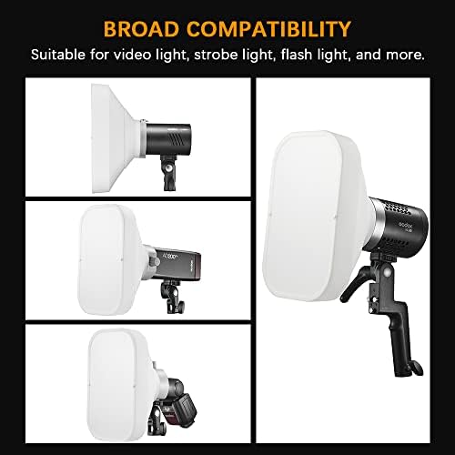 Godox ML-CS1625 Soft Tent Kit with 3 Adapters for Photography Light Flash Studio Photography Portrait Live Stream