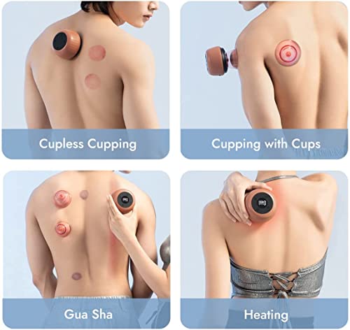 Zdeer Cupping Set, Cupping Therapy Set Cellulite Massager With Heat And Suction,Cupping Set Massage Therapy Cups With Gua Sha Massage Tool,Smart Dynamic Cupping Kit For Neck Back Pain Relief #TOP2