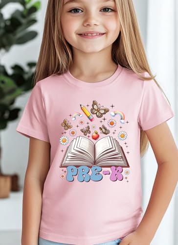 Image of Kids Toddler Boys Girls Back to School Shirt First Day of Preschool T-Shirt Short Sleeve Top