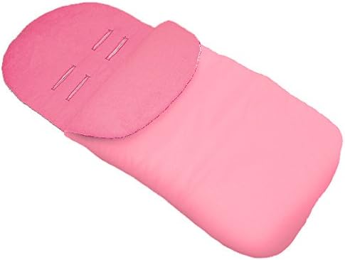 Universal FOOTMUFF Baby Cosy Toes Fit All Pushchair Buggy Car Seat Plain Colour_Light Pink