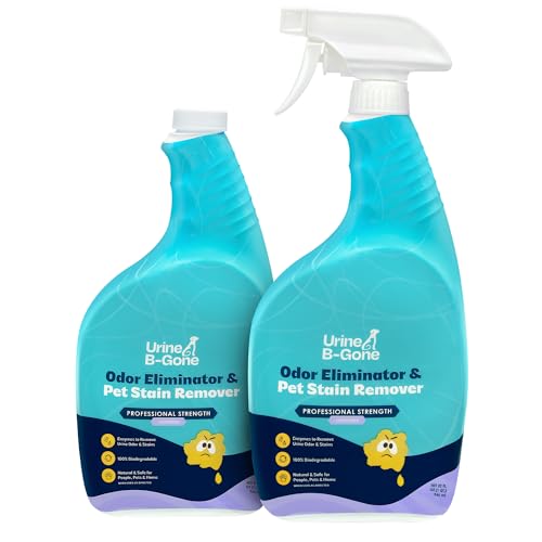 Image of Urine B-Gone Enzyme Cleaner for Human & Pet Urine, Lavender, 32 oz, 2-Pack