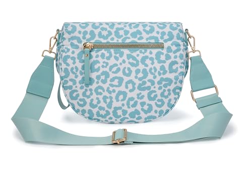Image of FEIBOON Spacious Nylon Crossbody Bag Bum Bag Handbags Wallets Purses Trendy Shoulder Bag for Women