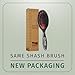 SHASH 100% First Cut Boar Bristle Hair Brush, Suitable For FINE TO THIN HAIR TYPES ONLY - Naturally Conditions Hair and Improves Texture, Made in Germany (Black, Meduim)